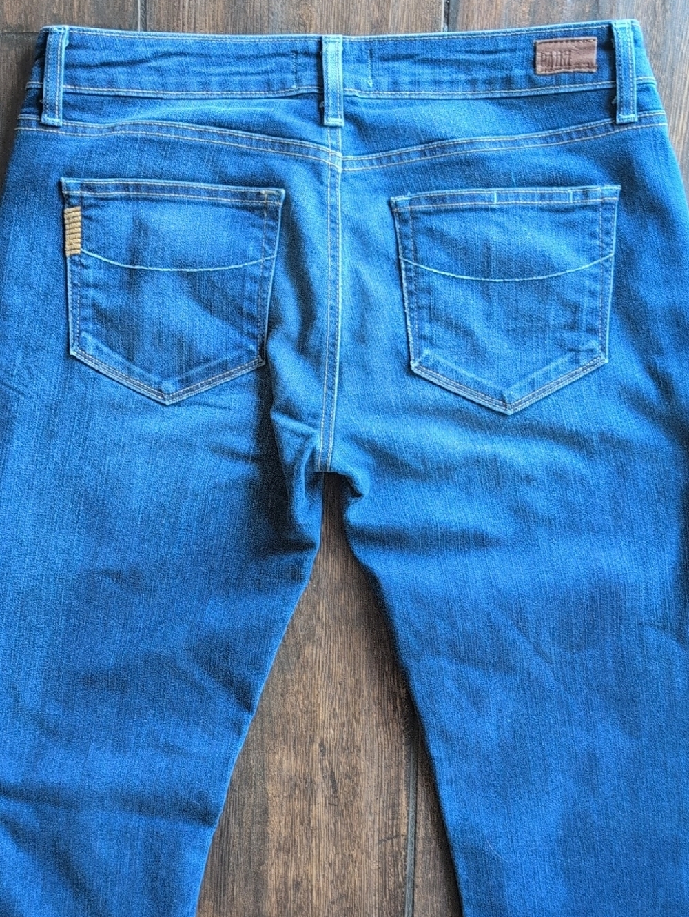 Paige Jimmy Jimmy Skinny Dark Wash Denim Jeans - Women's 27 - Picture 7 of 7